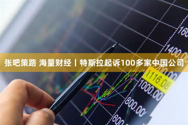 张吧策路 海量财经丨特斯拉起诉100多家中国公司
